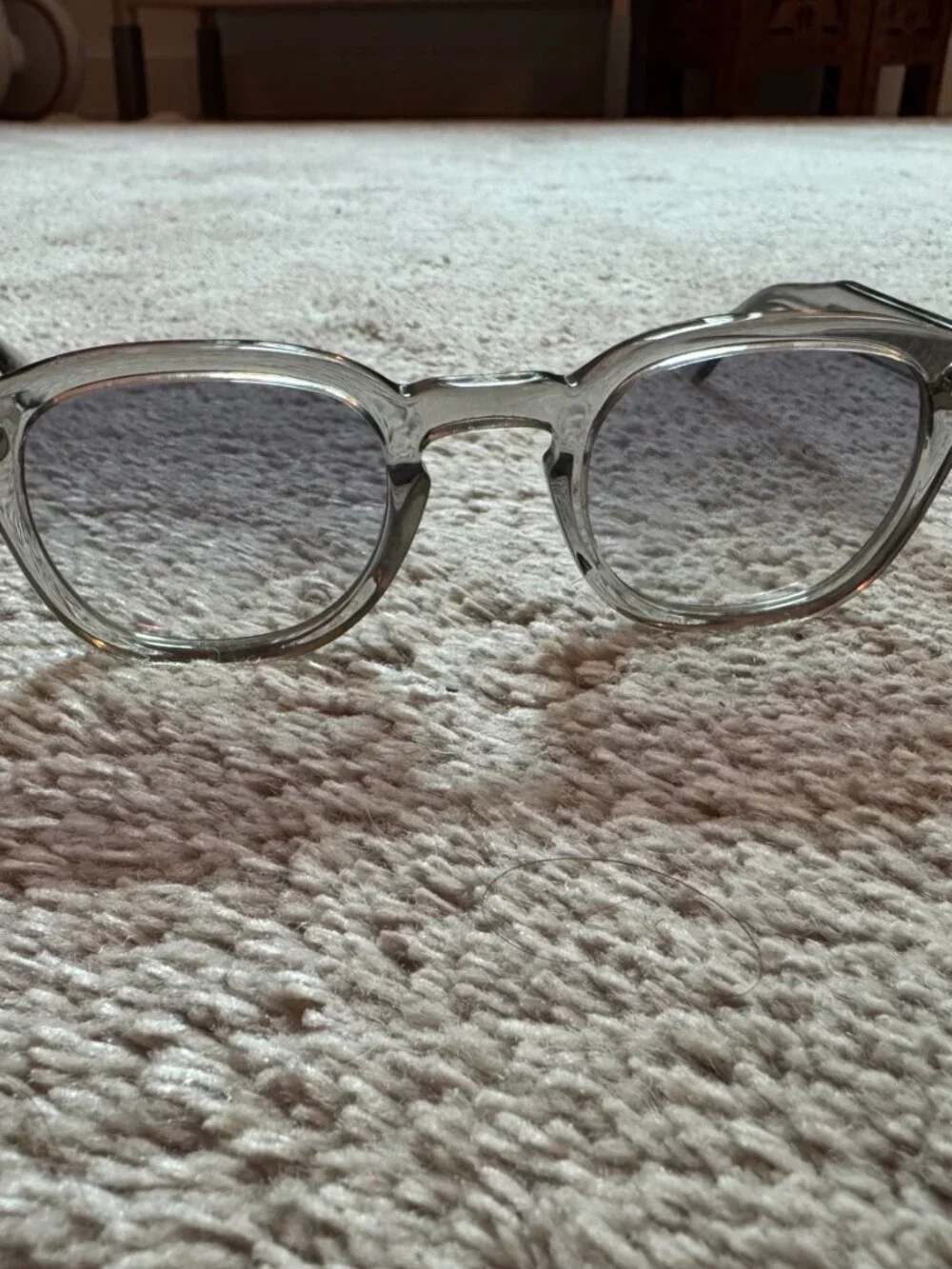 MOSCOT LEMTOSH MONOCHROME — LIGHT GREY — SIZE 44